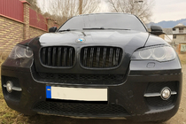 BMW X5 E70 2007-2013 гг. Ноздри M-Look (черный матовый) фото 2