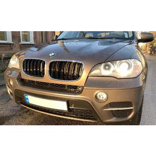 Ноздри M-Look (Черный Глянец с Хромированной Окантовкой) BMW X5 E70 2007-2013 гг. фото 1