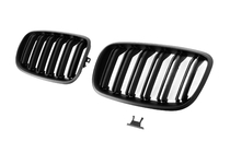 BMW X6 E71 2008–2014 гг. Ноздри M-Look (черный матовый) фото 4