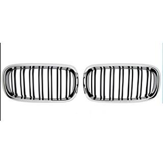 Ноздри M-Look (Черный Глянец с Хромированной Окантовкой) BMW X6 F16 2014-2019 гг. фото 2