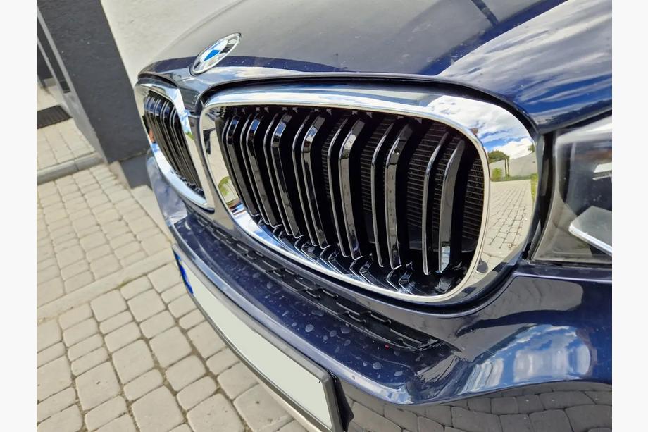 BMW X6 F16 2014-2019 гг. Ноздри M-Look (Черный Глянец с Хромированной Окантовкой) Фото 4