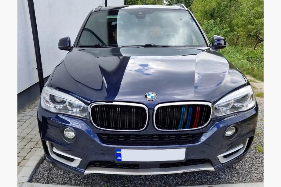 BMW X6 F16 2014-2019 гг. Ноздри M-Look (M-Color с хромированной окантовкой) Фото 1