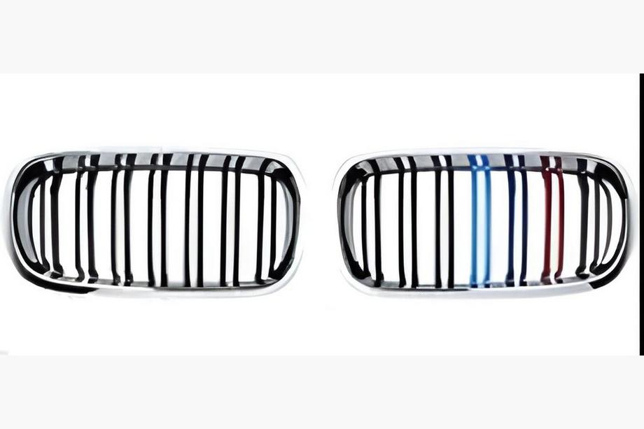 BMW X6 F16 2014-2019 гг. Ноздри M-Look (M-Color с хромированной окантовкой) Фото 2