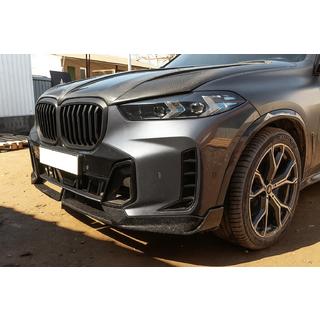 Ноздри 1 Полоса (2023+, Черный Матовый) BMW X5 G05 2019–2026 гг. фото 3
