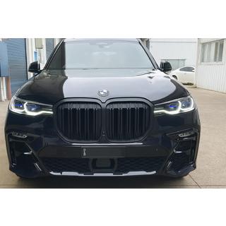Решетка радиатора M-Look (2019-2022, Черный Матовый) BMW X7 G07 2019- гг. фото 1