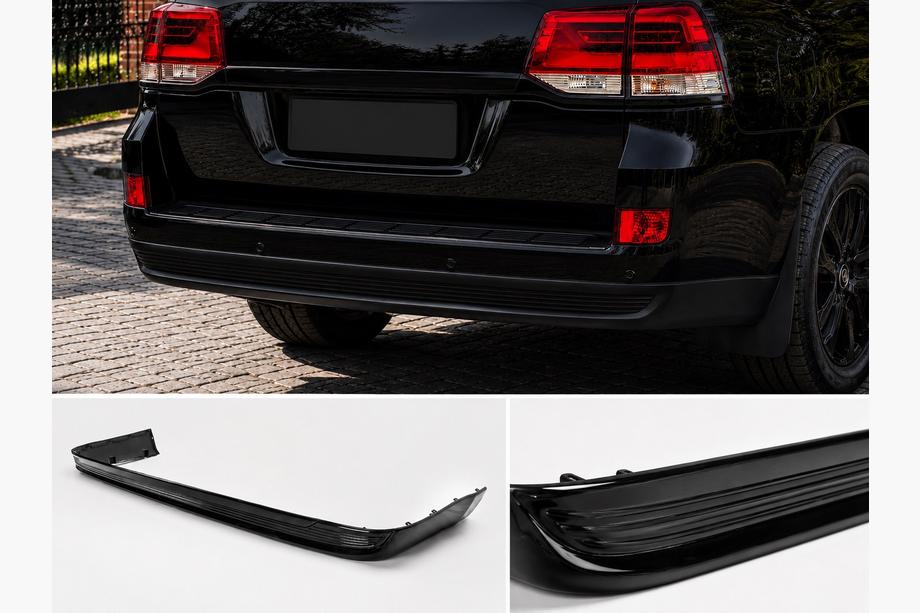 Toyota Land Cruiser 200 2007-2021 гг. Задний диффузор без хрома 2016-2021 (Executive 2019/2021) Image