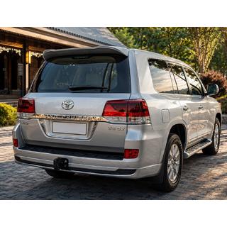 Задний диффузор без хрома 2016↗ (Executive 2019/2021, под фаркоп) Toyota Land Cruiser 200 2007-2021 гг. фото 2