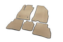 Fiat Doblo II 2010-2022 гг. Коврики EVA (Бежевые) фото 2