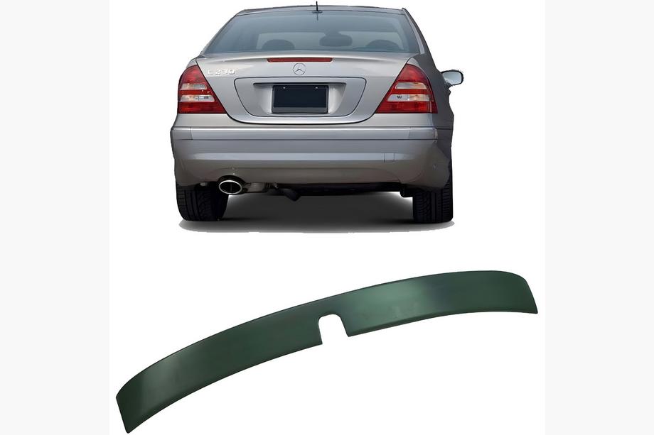 Mercedes C-class W203 2000-2007 гг. Задний спойлер DPT (SD, Черный Глянец) Image