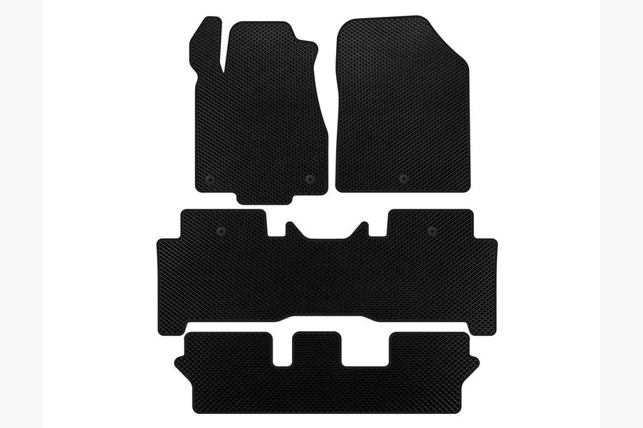 Acura MDX 2007-2013 гг. Коврики EVA (3 ряда, Черный) Image