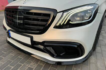 Mercedes S-class W222 2013-2022 гг. Передний лип-спойлер BRB (2018+) фото 4