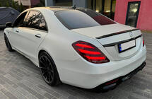 Mercedes S-сlass W222 2013-2022 гг. Задний диффузор BRB (под покраску, 2018+) фото 3