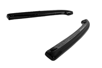 BMW 5 серия E60/E61 2003-2010 гг. Задние накладки Flap DPT (Черный Глянец) фото 8