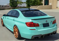 BMW 5 серия F10/F11 2010–2016 гг. Задний спойлер M4-Style V2 (для F10, Черный Глянец) фото 1