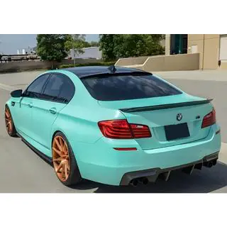 Задний спойлер M4-Style V2 (для F10, Черный Глянец) фото 1