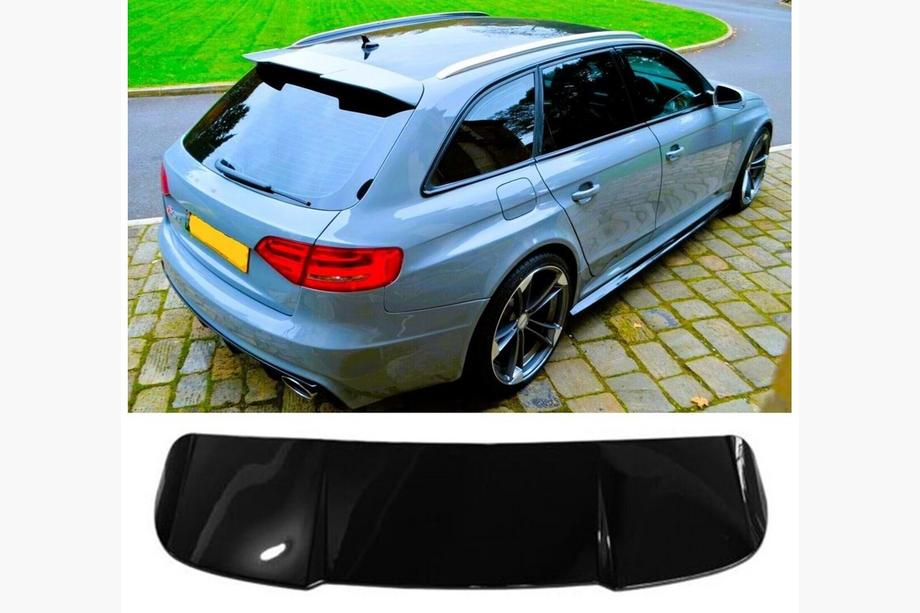 Audi A4 B8 2007-2015 гг. Спойлер DPT V2 (Avant, черный глянец) Фото 3