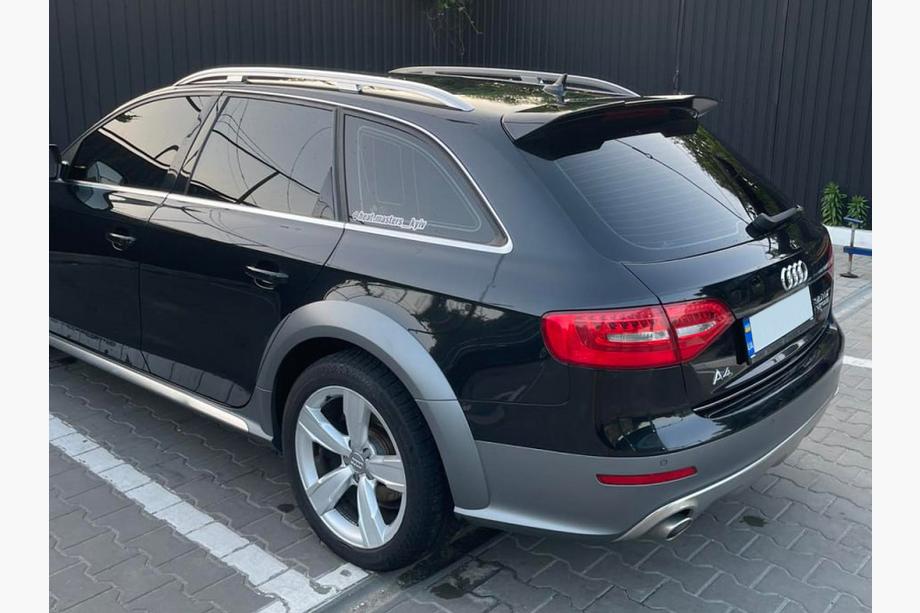 Audi A4 B8 2007-2015 гг. Спойлер DPT V2 (Avant, черный глянец) Фото 2