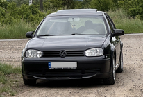 Volkswagen Golf 4 1997-2006 гг. Передний лип DPT (черный матовый) фото 4