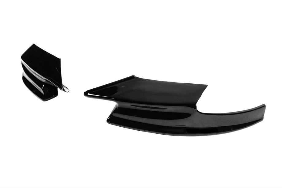 BMW 5 серия F10/F11 2010–2016 гг. Накладки на передний бампер DPT Flap (для M5, Черный Глянец) Фото 2