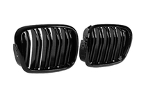 BMW 5 серия E39 1996-2003 гг. Решетки M-Look (2000-2003, Черный Глянец) фото 4