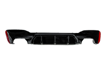 BMW 5 серия G30/G31 2017–2023 гг. Задний диффузор DPT (для M-Sport/M5 F90, чёрный глянец) фото 2