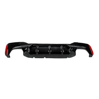 Задний диффузор DPT (для M-Sport/M5 F90, чёрный глянец) BMW 5 серия G30/G31 2017–2023 гг. фото 3