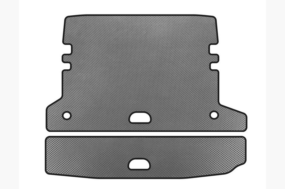 BMW 3 серия F30/F31 2012-2019 гг. Коврик в багажник EVA V-2 (для F-31, Серый) Image