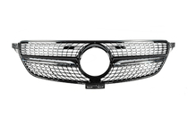 Mercedes GLE/ML сlass W166 2011-2018 гг. Тюнинг решетка Diamond Black (GLE) фото 6