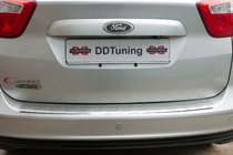 Ford C-Max/Grand C-Max 2010-2019 гг. Накладка на задний бампер OmsaLine (нержавейка) фото 8