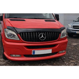 Передняя Решетка GT Panamericana Черная (2006-2013) Mercedes Sprinter W906 2006–2018 гг. фото 1
