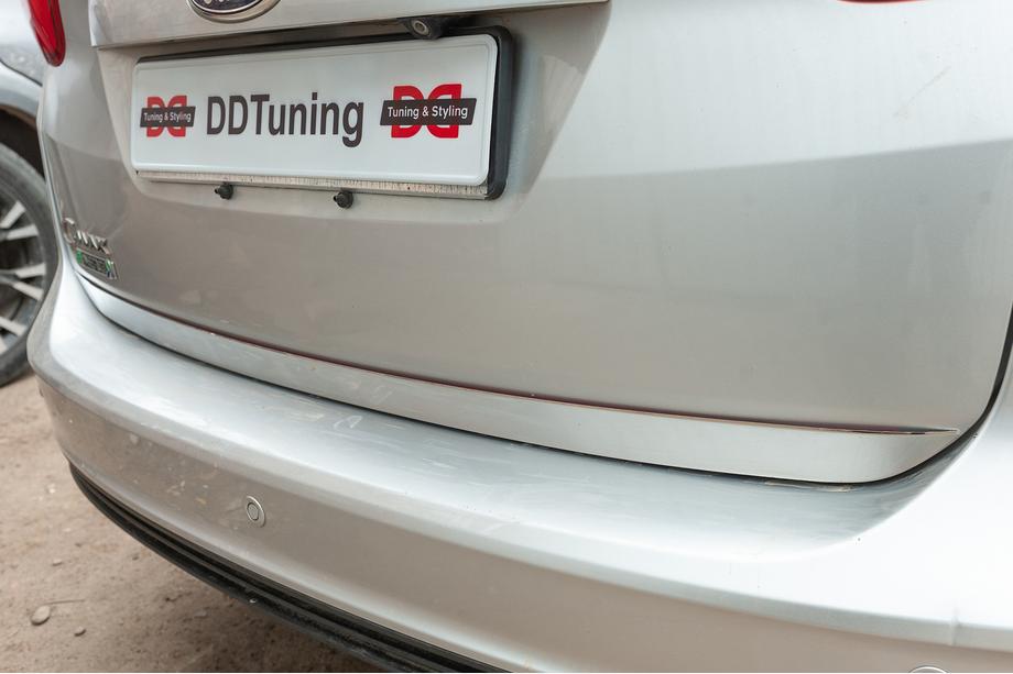 Ford C-Max/Grand C-Max 2010-2019 гг. Накладка на багажник нержавейка Image