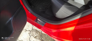 Ford Fiesta 2008-2017 гг. Накладки на пороги Carmos V1 нержавейка комплект 4 шт фото 6