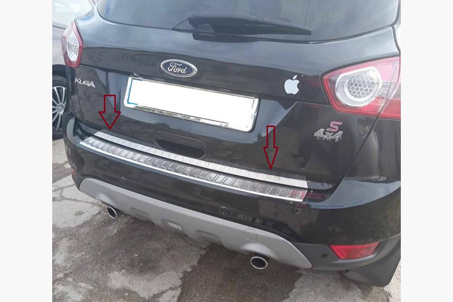 Ford Kuga 2008-2013 гг. Накладка на багажник нержавейка Image