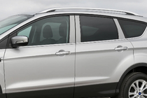 Ford Kuga/Escape 2013-2019 гг. Накладки на дверные стойки из нержавеющей стали фото 1