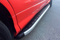Ford Kuga/Escape 2013-2019 гг. Боковые Подножки Fullmond (2 шт, алюминий) фото 1