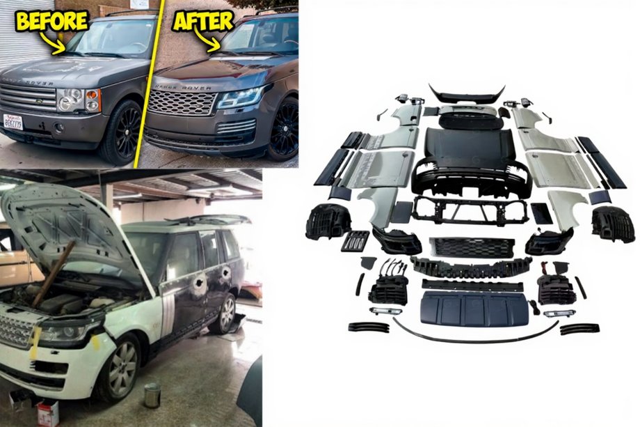Range Rover III L322 2002-2012 гг. Комплект рестайлинга на 2020 год (с дверями) Image