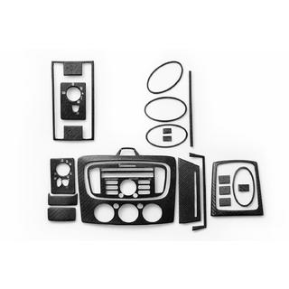 Накладки на панель AC (Maxi-Set, Карбон) Ford Focus II 2008-2011 гг. фото 1