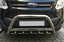 Ford Custom 2013-2022 гг. Кенгурятник WT004 (нержавейка) фото 1
