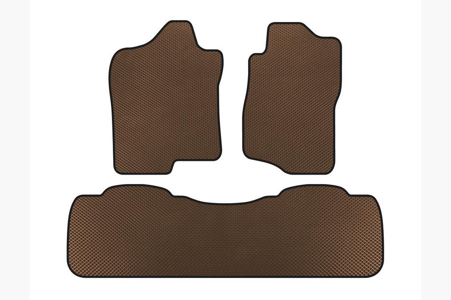 Chevrolet Suburban 2007-2014 гг. Коврики EVA (Коричневые) Image