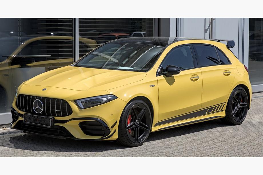 Mercedes A-class W177 2018- гг. Передняя решетка GT Panamericana (для A45) Фото 1