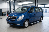 Hyundai H300, H1, Starex 2008-2020 гг. Боковые Подножки Fullmond (2 шт, алюминий) фото 1