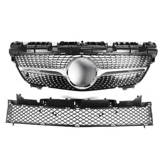 Передняя решетка Diamond Black Mercedes SLK R172 2011-2016 гг. фото 2