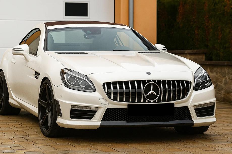 Mercedes SLK R172 2011-2016 гг. Передняя решетка GT Panamericana Фото 1