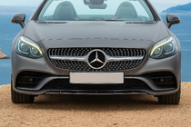 Mercedes SLC R172 2016-2020 гг. Передняя решетка Diamond Silver фото 1