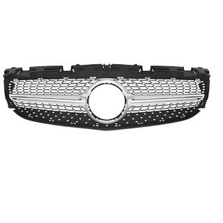 Передняя решетка Diamond Silver Mercedes SLC R172 2016-2020 гг. фото 2