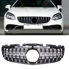 Mercedes SLC R172 2016-2020 гг. Передняя решетка GT Panamericana фото 3
