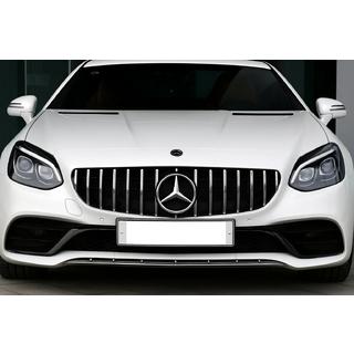 Передняя решетка GT Panamericana Mercedes SLC R172 2016-2020 гг. фото 4