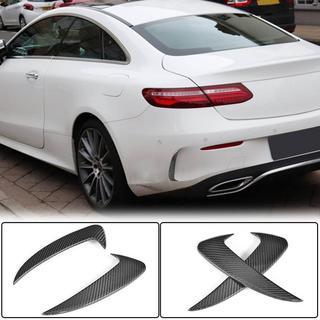 Накладки на Задний Бампер V1 (для Coupe/Cabriolet Base/AMG-Line/C43 AMG 2015-2019, Карбон) фото 1