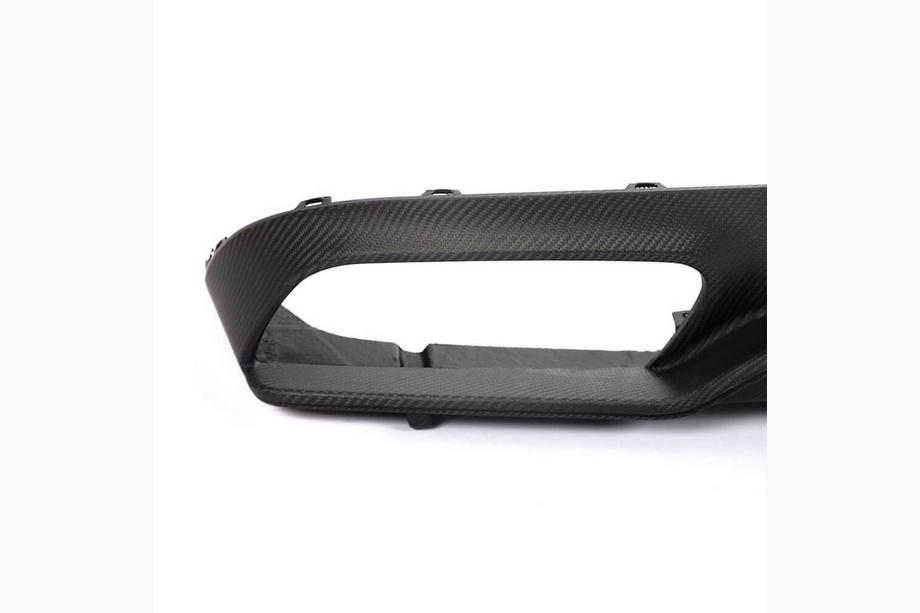 Mercedes C-class W205 2014-2021 гг. Диффузор заднего бампера (для Купе/Кабриолет C63 AMG 2019-2021, Карбон) Фото 3