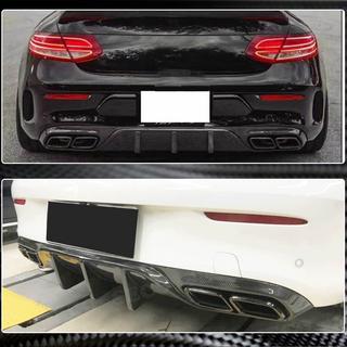 Диффузор заднего бампера V1 для Купе/Кабриолет C63 AMG 2015-2019 Карбон фото 4